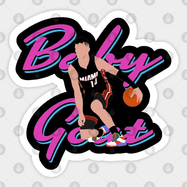 Baby Goat Tyler Herro Miami Heat Sticker by FanSwagUnltd